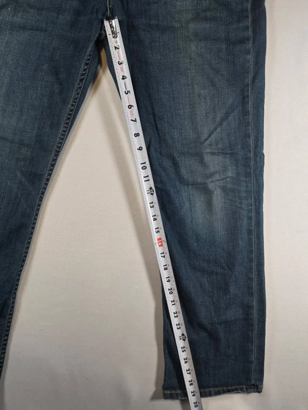 Levi's 514 Men's Jeans 38x30 Straight Fit Medium Wash Stretch Blue Denim